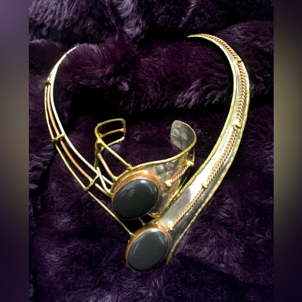 Bracelet and necklace from India